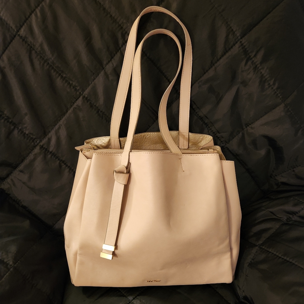 Nine West Beige Tote/Sholder Bag